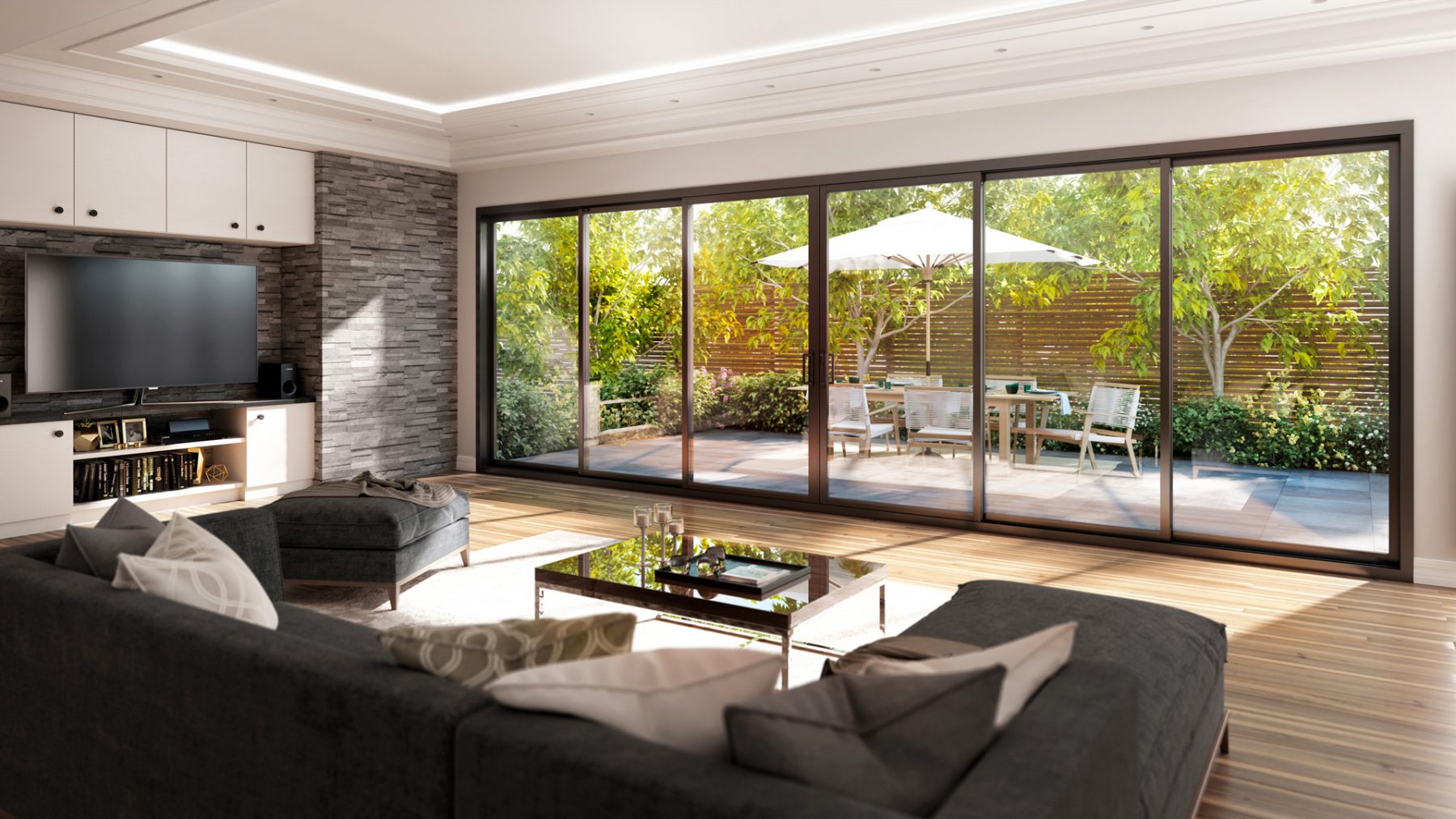 best-3d-studio-livingroom-door-panoramic cgi creation photorealism