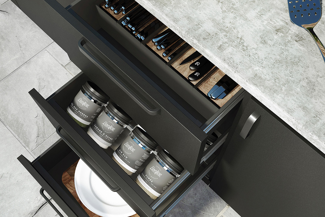 Tiroir Inox De Cuisine 45x31x51 Cm Double Espaces De Rangement Commode De Rangement En Acier Inoxydable Avec Poignée 2 Tiroirs Intégré Pour Ranger Ustensile De Cuisine D'Extérieur Barbecue | FR